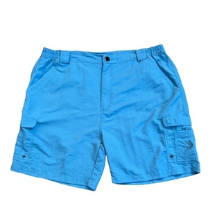 Reel Legends Performance Outfitters Blue Cargo Shorts‎ Sz. 2XL